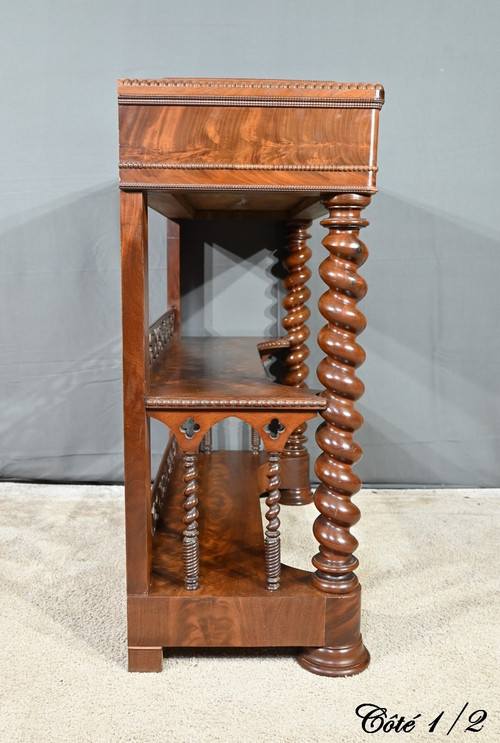 Fioriera in mogano, stile restauro - Metà del XIX secolo