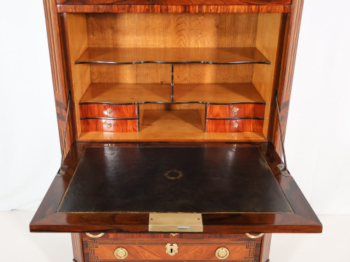 Segretaria Chiffonnier in intarsio epoca Luigi XVI