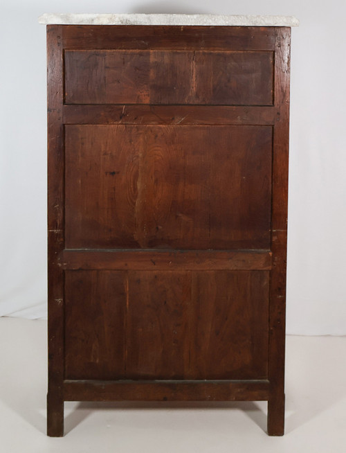 Segretaria Chiffonnier in intarsio epoca Luigi XVI