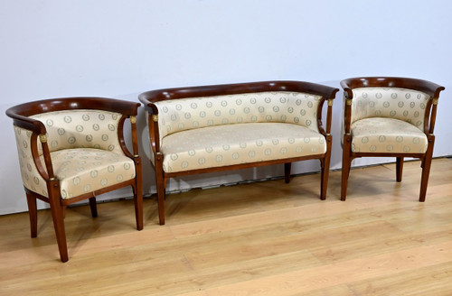 Stained Beech salon J&J Kohn, Empire style - Early 20th century