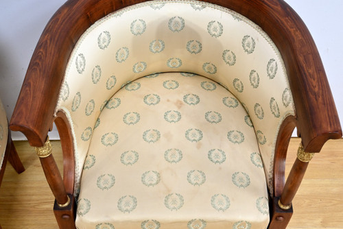 Stained Beech salon J&J Kohn, Empire style - Early 20th century
