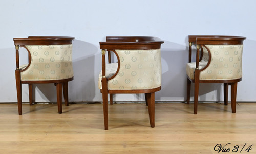 Stained Beech salon J&J Kohn, Empire style - Early 20th century