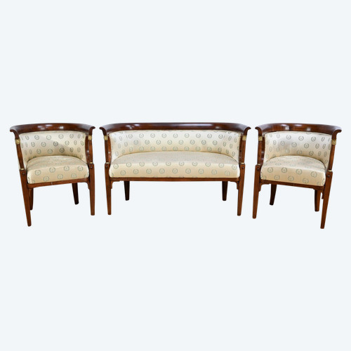 Stained Beech salon J&J Kohn, Empire style - Early 20th century