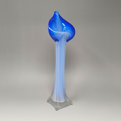 1960er Jahre Erstaunlich Jack in the Pulpit "Calla Lily" Vase aus Muranoglas
