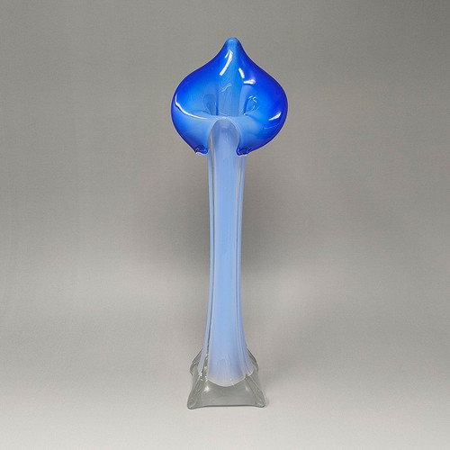 1960er Jahre Erstaunlich Jack in the Pulpit "Calla Lily" Vase aus Muranoglas
