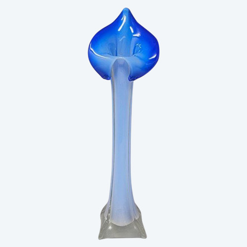 1960er Jahre Erstaunlich Jack in the Pulpit "Calla Lily" Vase aus Muranoglas