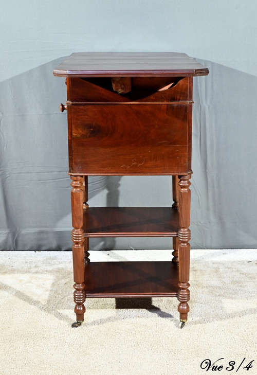 Petite Table à Volets en Acajou, Maison Lemarchand, A. Lemoine – Milieu XIXe