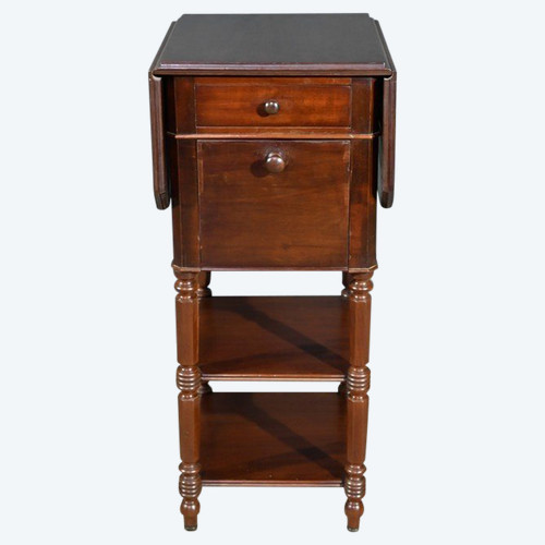 Petite Table à Volets en Acajou, Maison Lemarchand, A. Lemoine – Milieu XIXe