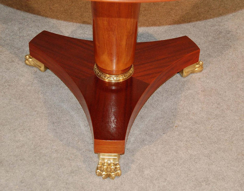Table Guéridon 1940  Dlg André Arbus Pieds griffes En Bronze