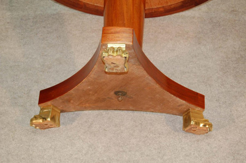 Table Guéridon 1940  Dlg André Arbus Pieds griffes En Bronze