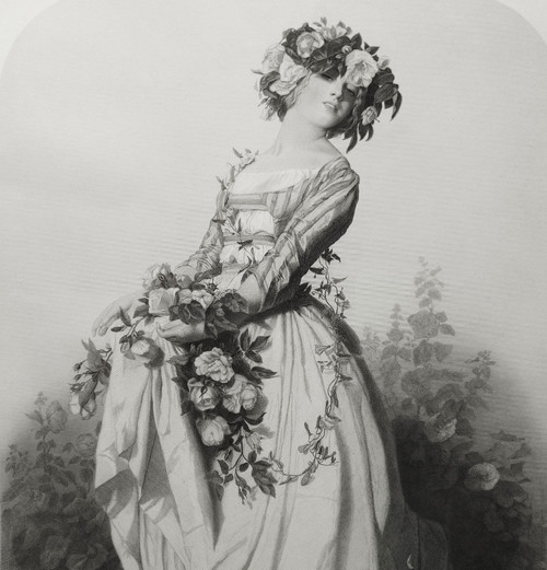 Les Quatre Saisons Série De 4 Gravures Par Posselwhite d'Après Vidal Goupil éditeur