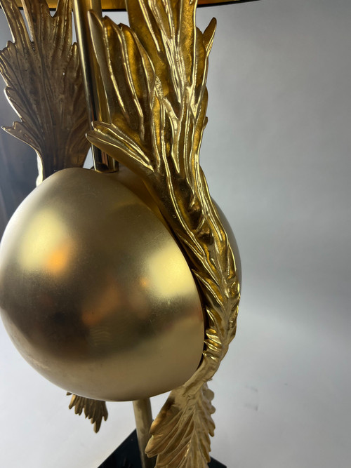 Lampe dorée à poser dans le gout de la Maison Charles 