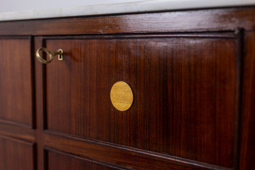 Credenza "trompe-l'oeil" in palissandro. 1950 circa. LS5875856T