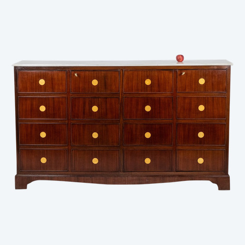 Credenza "trompe-l'oeil" in palissandro. 1950 circa. LS5875856T