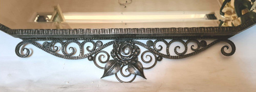 Miroir Art Déco Fer Forgé