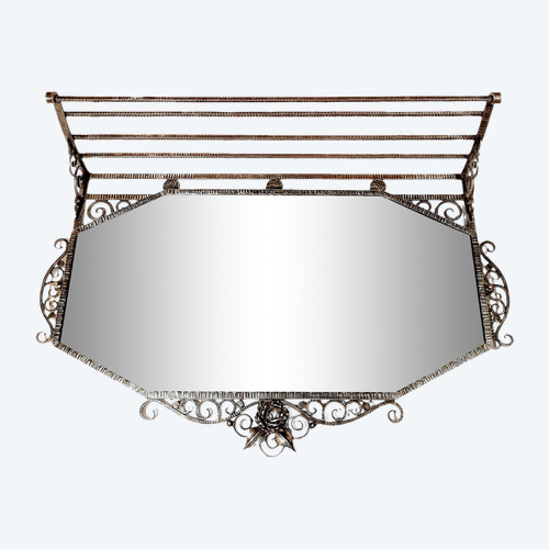 Miroir Art Déco Fer Forgé