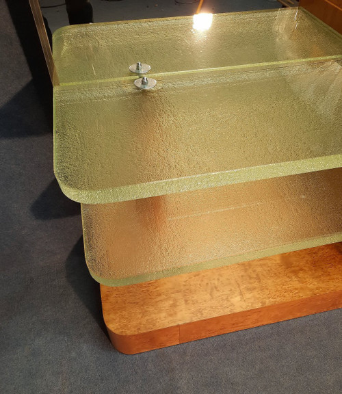 Psyche In Birch And Art Deco Glass Slabs