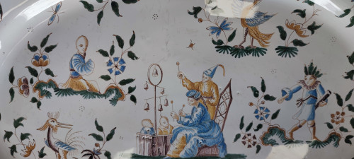 Moustiers, important flat, Olerys Salomé cadet . Samson?on