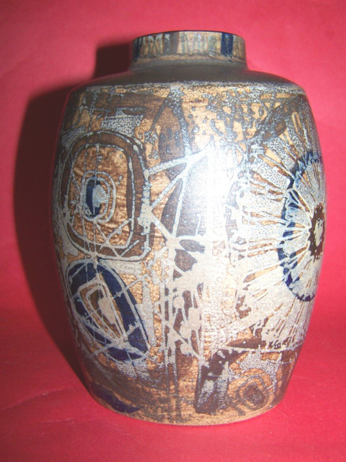 Art Deco stoneware vase from Royal Copenhagen