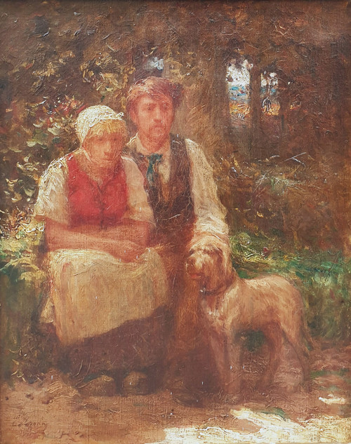 Emile TRONCY - La coppia di contadini
