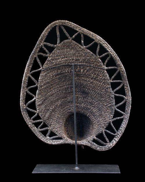 Masque à igname, art tribal, art océanien, vannerie, Papouasie Nouvelle Guinée, Art océanien