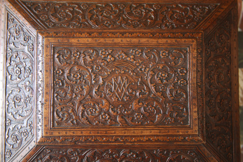 Armorial box in the style of Bagard, 18th century