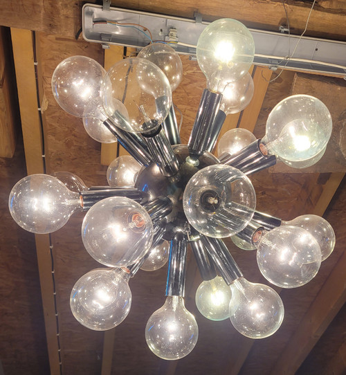 Vintage 24-light “Sputnik” Pendant Chandelier