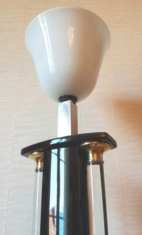 1970 Floor Lamp Lacquer And Lucite By Eric Maville And Jean Claude Mahey