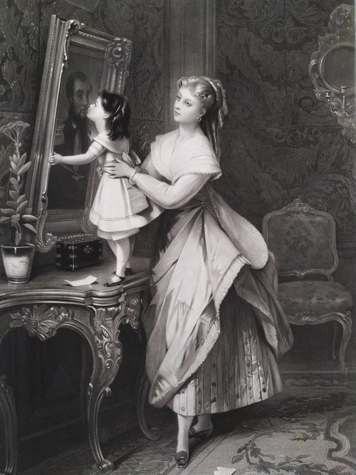 Engraving After Brochart Engraved By Cottin Etching Genre Scene 19th C Old Print