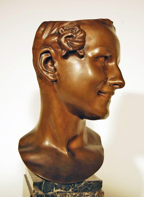 Secondo Jean-baptiste Carpeaux (1827-1875) Bronzo "la donna napoletana che ride"
