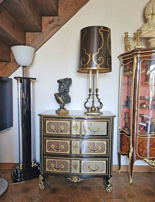 Petite Commode cintrée St Louis XIV Maison Jansen