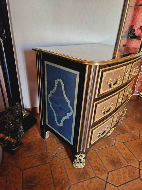 Petite Commode cintrée St Louis XIV Maison Jansen