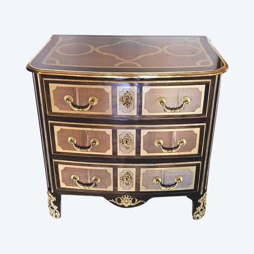 Petite Commode cintrée St Louis XIV Maison Jansen