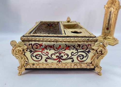 Necessaire De Bureau En Marqueterie Boulle XIXème