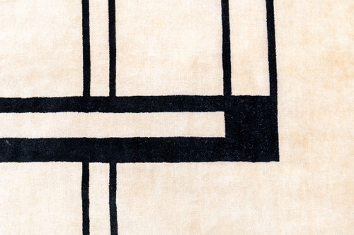 Handwoven tapestry inspired by Eileen Gray. March 2023.