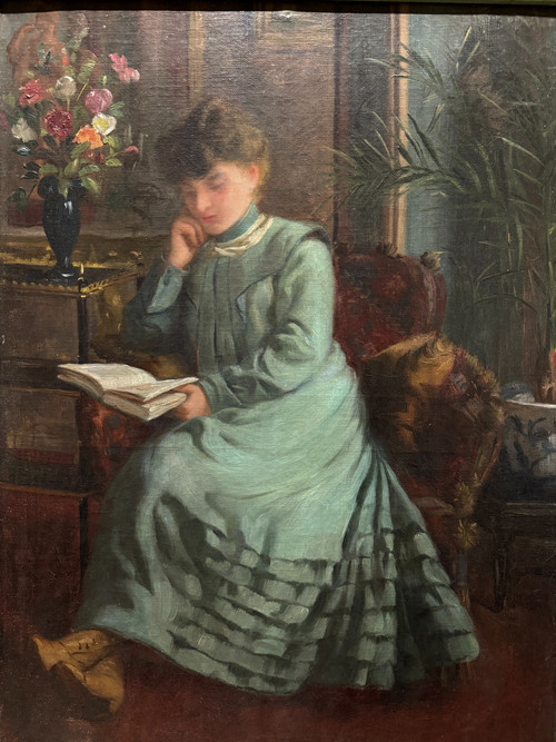 Henri Darbois (1865-1941) – elegant bei La Lecture, 1904