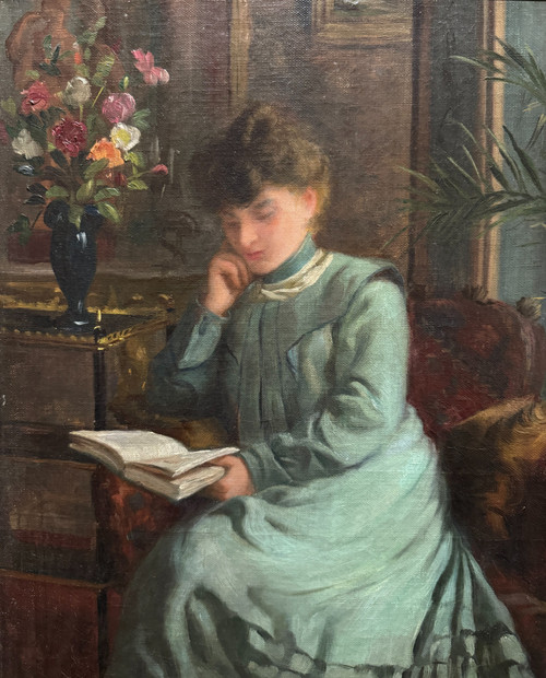 Henri Darbois (1865-1941) – elegant bei La Lecture, 1904