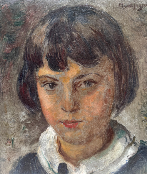 Maurice Mendjisky (1889-1951) Porträt eines jungen Mädchens, ca. 1919