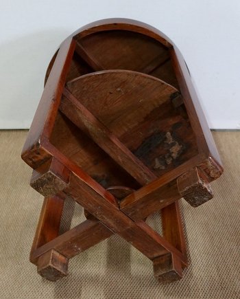 Petit Guéridon en Teck massif, Art Déco – 1920
