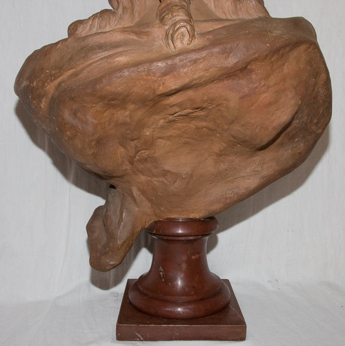Busto in terracotta di Maria Antonietta B Feinberg, fine del XIX secolo