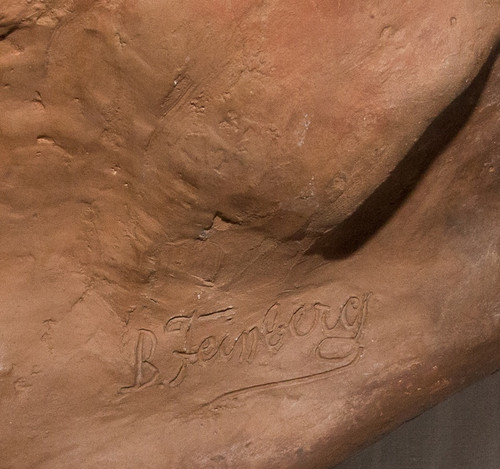 Busto in terracotta di Maria Antonietta B Feinberg, fine del XIX secolo