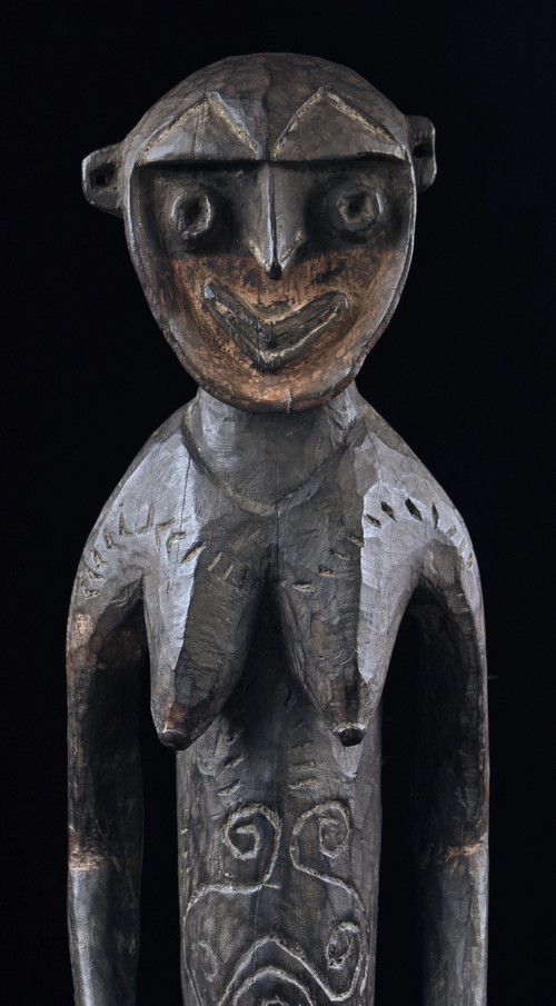 Figure de culte Nogwi, sculpture, art tribal, Papouasie Nouvelle Guinée, art océanien, Statue
