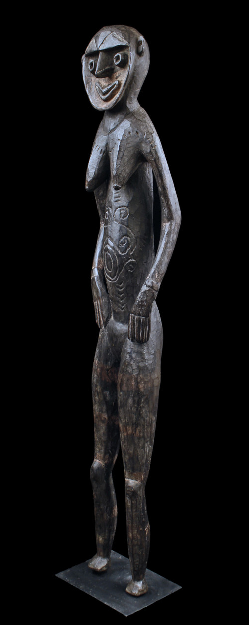 Figure de culte Nogwi, sculpture, art tribal, Papouasie Nouvelle Guinée, art océanien, Statue