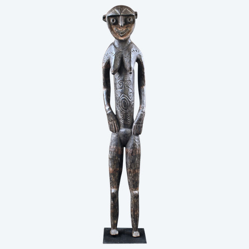Figure de culte Nogwi, sculpture, art tribal, Papouasie Nouvelle Guinée, art océanien, Statue