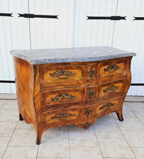 Commode Galbée Toutes Faces ép. Louis XV XVIIIème