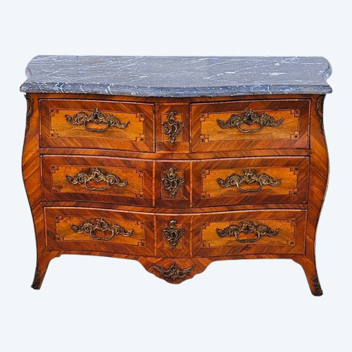 Commode Galbée Toutes Faces ép. Louis XV XVIIIème