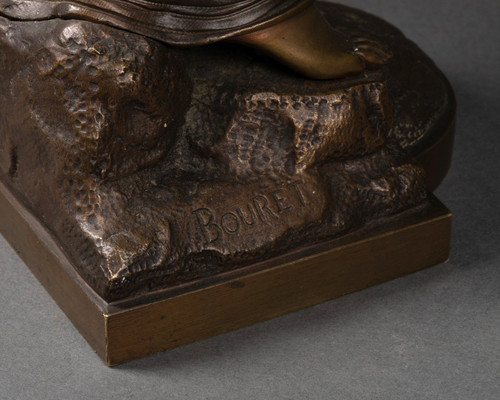 Scultura in bronzo di Eutrope Bouret (1833-1906)