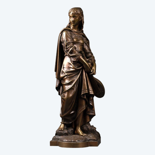 Scultura in bronzo di Eutrope Bouret (1833-1906)