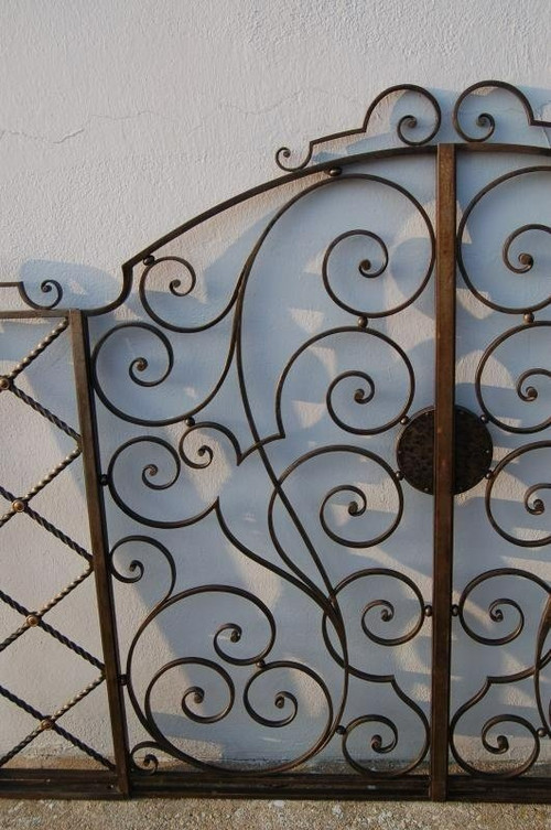 Portes d'Intérieur A Quatre Battants En Fer Forgé