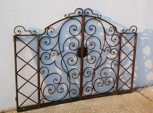 Portes d'Intérieur A Quatre Battants En Fer Forgé